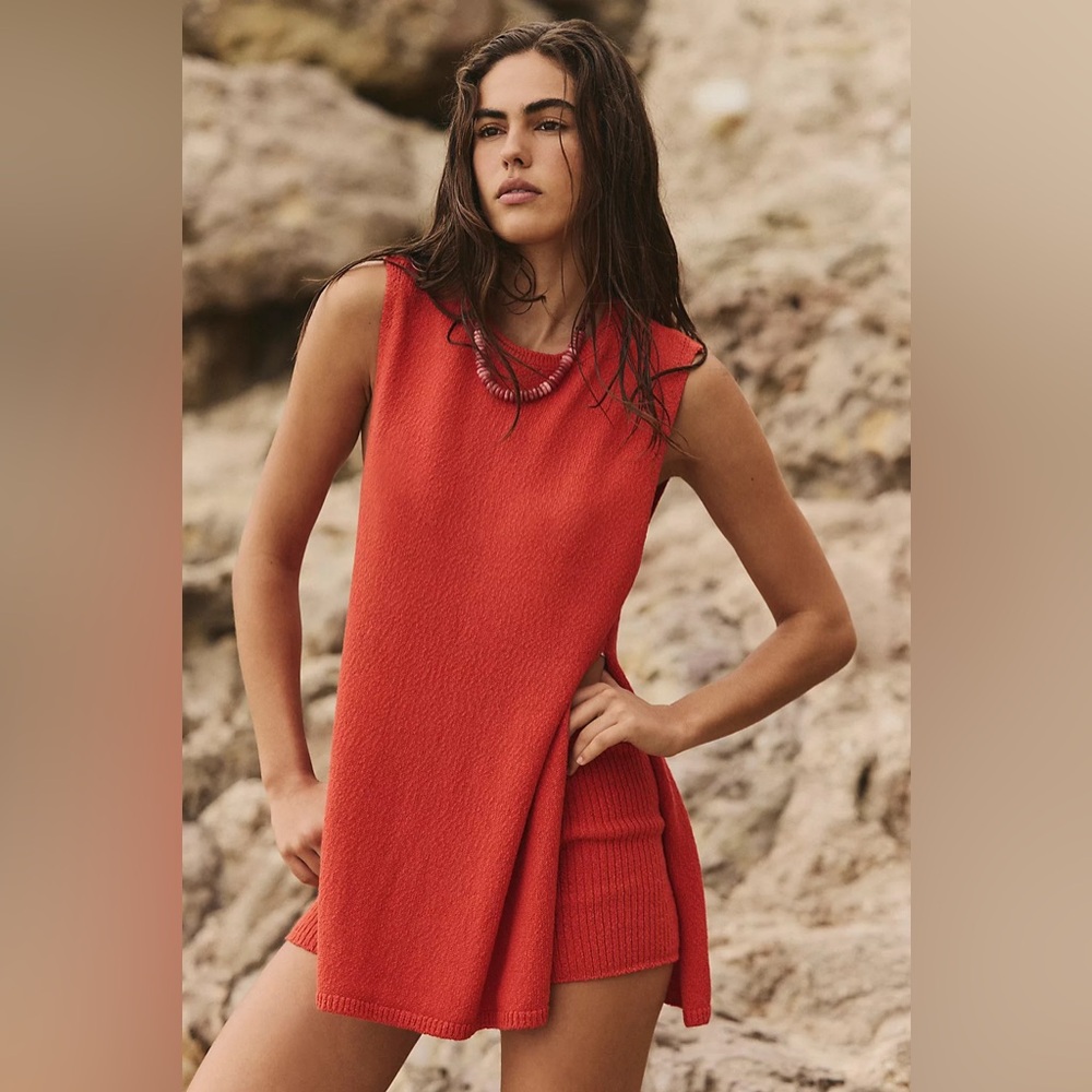 Free People Miranda Sweater and Shorts Set